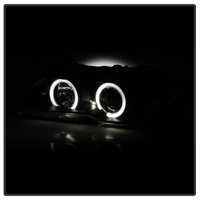 BMW E46 Headlights, BMW 3-Series Headlights, 3-Series Headlights, BMW Headlights, E46 04-06 BMW Headlights, Spyder Headlights, Projector Headlights, Black Headlights, BMW 3-Series