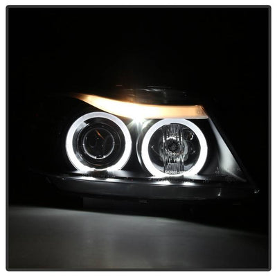 BMW E90 Headlights, BMW 3-Series Headlights, 06-08 Headlights, BMW Headlights, 3-Series Headlights, Spyder Headlights, Projector Headlights, Headlights, Black Headlights, BMW 3-Series