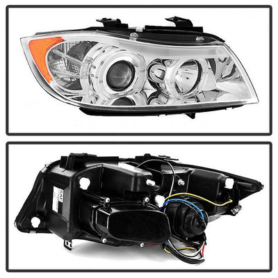 BMW E90 Headlights, BMW 3-Series Headlights, 06-08 Headlights, BMW Headlights, 3-Series Headlights, Spyder Headlights, Projector Headlights, Headlights, Chrome Headlights, BMW 3-Series