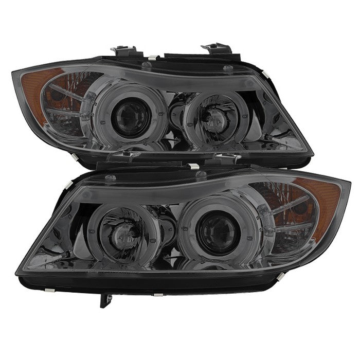 BMW E90 Headlights, BMW 3-Series Headlights, 06-08 Headlights, BMW Headlights, 3-Series Headlights, Spyder Headlights, Projector Headlights, Headlights, Smoke Headlights, BMW 3-Series