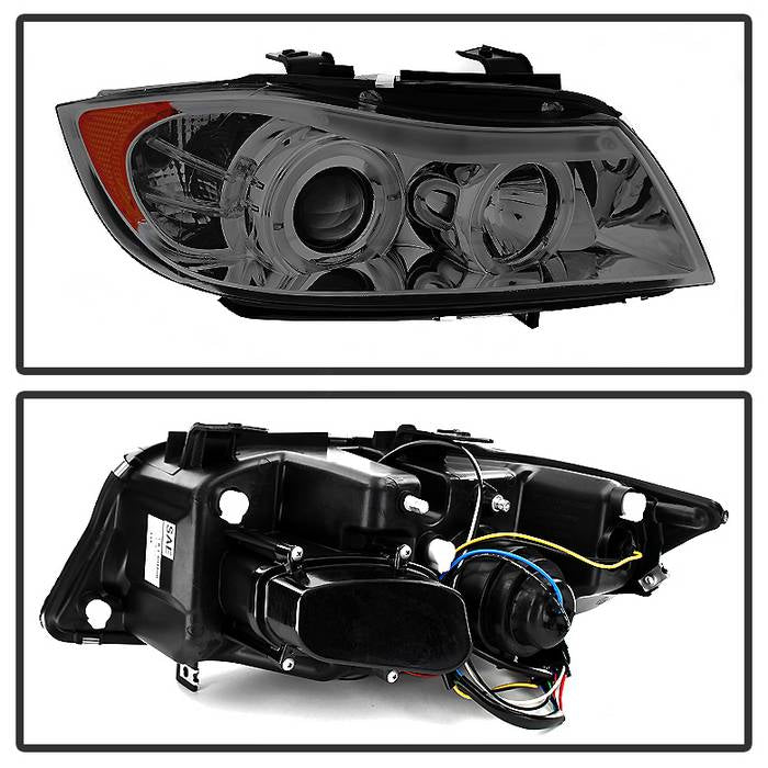 BMW E90 Headlights, BMW 3-Series Headlights, 06-08 Headlights, BMW Headlights, 3-Series Headlights, Spyder Headlights, Projector Headlights, Headlights, Smoke Headlights, BMW 3-Series