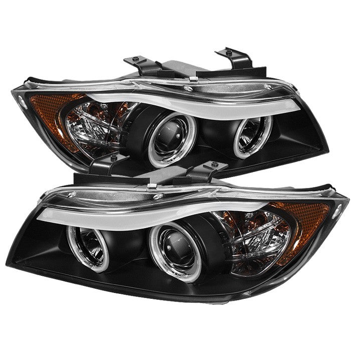 BMW E90 Headlights, BMW 3-Series Headlights, 06-08 Headlights, BMW Headlights, 3-Series Headlights, Spyder Headlights, Projector Headlights, Headlights, Black Headlights, BMW 3-Series