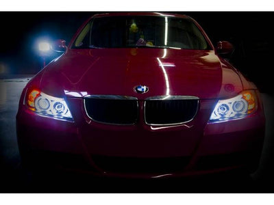 BMW E90 Headlights, BMW 3-Series Headlights, 06-08 Headlights, BMW Headlights, 3-Series Headlights, Spyder Headlights, Projector Headlights, Headlights, Black Headlights, BMW 3-Series