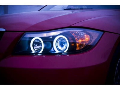 BMW E90 Headlights, BMW 3-Series Headlights, 06-08 Headlights, BMW Headlights, 3-Series Headlights, Spyder Headlights, Projector Headlights, Headlights, Black Headlights, BMW 3-Series