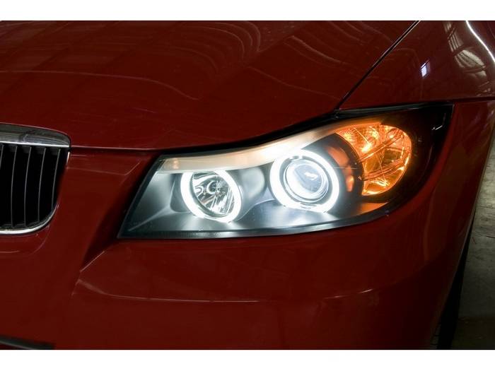BMW E90 Headlights, BMW 3-Series Headlights, 06-08 Headlights, BMW Headlights, 3-Series Headlights, Spyder Headlights, Projector Headlights, Headlights, Black Headlights, BMW 3-Series