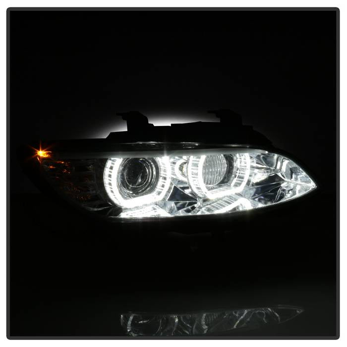 BMW E92 Headlights, BMW 3-Series Headlights, 08-10 Projector Headlights, BMW Headlights, 3-Series Headlights, Spyder Headlights, Projector Headlights, Headlights, Chrome Headlights, BMW 3-Series, E92 Headlights
