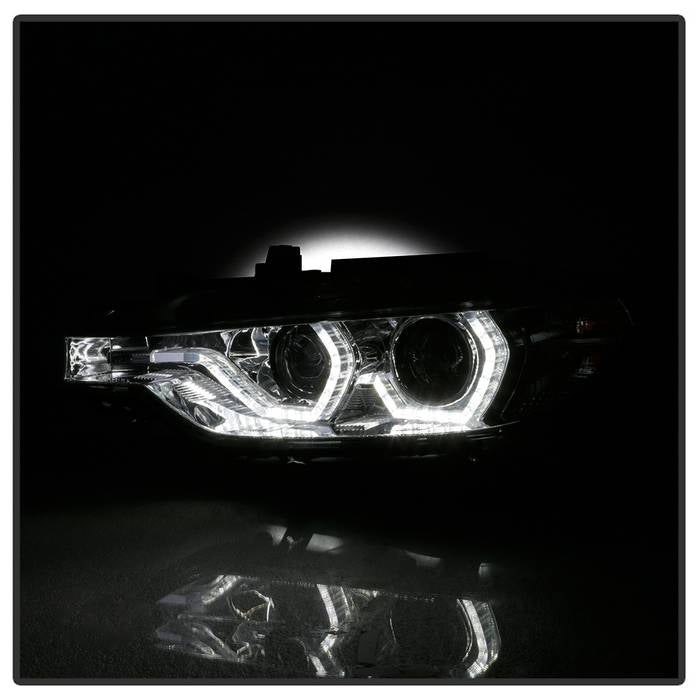 BMW F30 Headlights, BMW 3-Series Headlights, 12-14 Projector Headlights, BMW Headlights, 3-Series Headlights, Spyder Headlights, Projector Headlights, Headlights, Chrome Headlights, BMW 3-Series, F30 Headlights