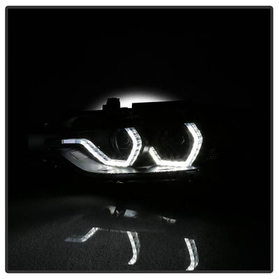 Spyder Headlights, Projector Headlights, BMW Headlights, BMW F30 Headlights, BMW 3 Series Headlights, F30 12-14 Headlights, Black Headlights 