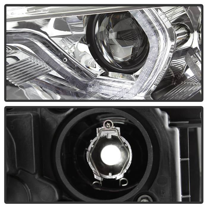 Spyder Headlights, Projector Headlights, BMW Headlights, BMW F30 Headlights, BMW 3 Series Headlights, F30 12-14 Headlights, Chrome Headlights 