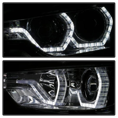 Spyder Headlights, Projector Headlights, BMW Headlights, BMW F30 Headlights, BMW 3 Series Headlights, F30 12-14 Headlights, Smoke Headlights 