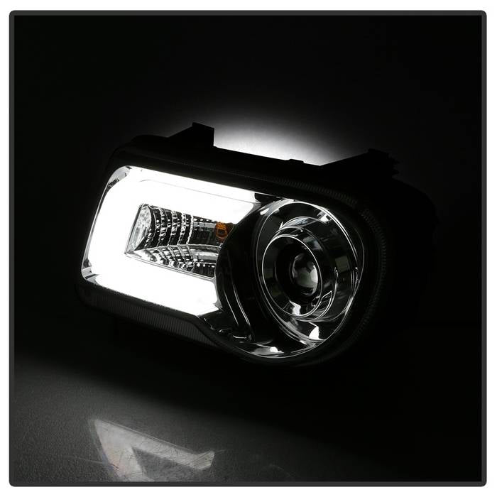 Chrysler Projector Headlights, Chrysler 300C Headlights, Projector Headlights, 300C Headlights, 05-10 Headlights, Chrome Headlights, Spyder Headlights