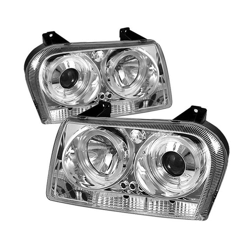 Chrysler 300 Headlight, Chrysler Projector Headlights, Chrysler 05-08 Headlight, Chrysler Headlight, Projector Headlights, 05-08 Chrysler Headlights, Headlights, LED Projector Headlights, Projector Headlights, Chrome Headlights