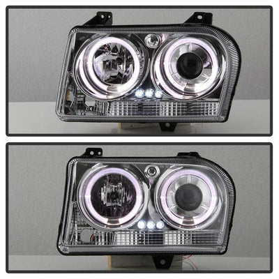 Chrysler 300 Headlight, Chrysler Projector Headlights, Chrysler 05-08 Headlight, Chrysler Headlight, Projector Headlights, 05-08 Chrysler Headlights, Headlights, LED Projector Headlights, Projector Headlights, Chrome Headlights