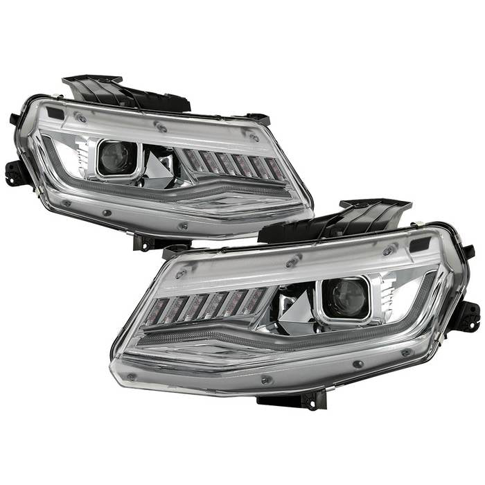 Chevrolet Camaro Headlights,  Chevrolet Headlights, Spyder Headlights, Projector Headlights,16-18 Headlights, Chrome Headlights, Camaro Headlights, Projector Headlights