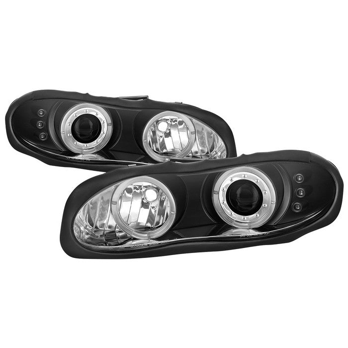 Chevy Headlights, Chevy Camaro Headlights, Chevy 98-02 Headlights, Projector Headlights, Black Headlights, Spyder Headlights