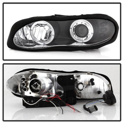 Chevy Headlights, Chevy Camaro Headlights, Chevy 98-02 Headlights, Projector Headlights, Black Headlights, Spyder Headlights