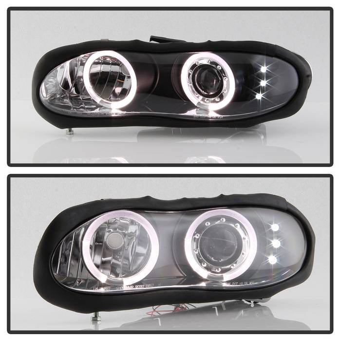 Chevy Headlights, Chevy Camaro Headlights, Chevy 98-02 Headlights, Projector Headlights, Black Headlights, Spyder Headlights