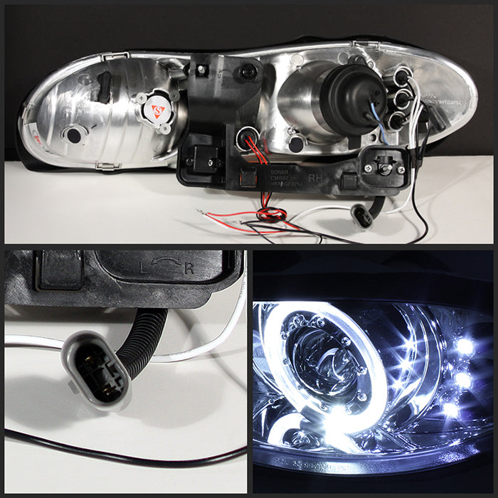 Chevy Headlights, Chevy Camaro Headlights, Chevy 98-02 Headlights, Projector Headlights, Chrome Smoke Headlights, Spyder Headlights