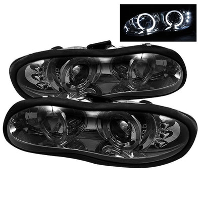 Chevy Headlights, Chevy Camaro Headlights, Chevy 98-02 Headlights, Projector Headlights, Smoke Smoke Headlights, Spyder Headlights