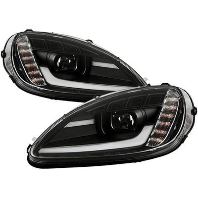 Chevy Headlights, Chevy Corvette Headlights, Chevy 2005-2013 Headlights, Headlights, Black Headlights, Spyder Headlights