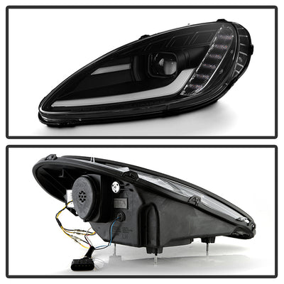 Chevy Headlights, Chevy Corvette Headlights, Chevy 2005-2013 Headlights, Headlights, Black Headlights, Spyder Headlights