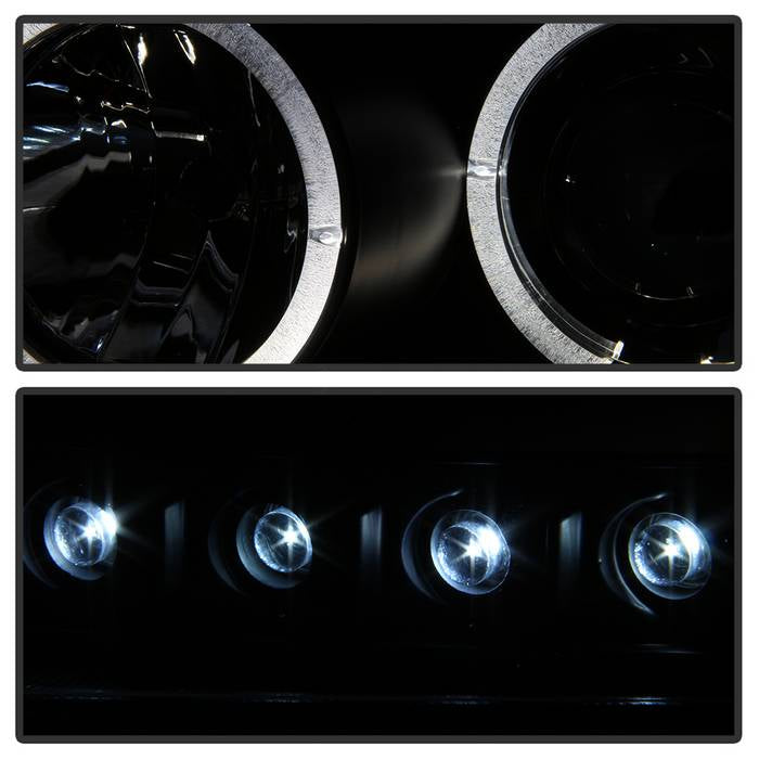 Dodge Projector Headlights, Dodge Charger Headlights, Dodge  06-10 Headlights, Projector Headlights, Black Smoke Projector Headlights, Spyder Projector Headlights