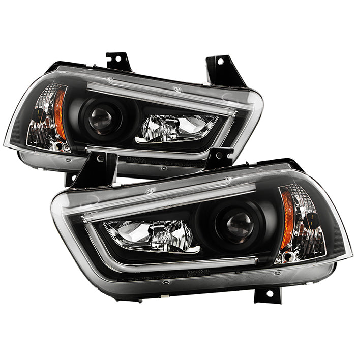 Dodge Headlights, Dodge Charger Headlights, Dodge 11-14 Headlights, Projector Headlights, Black Headlights, Spyder Headlights