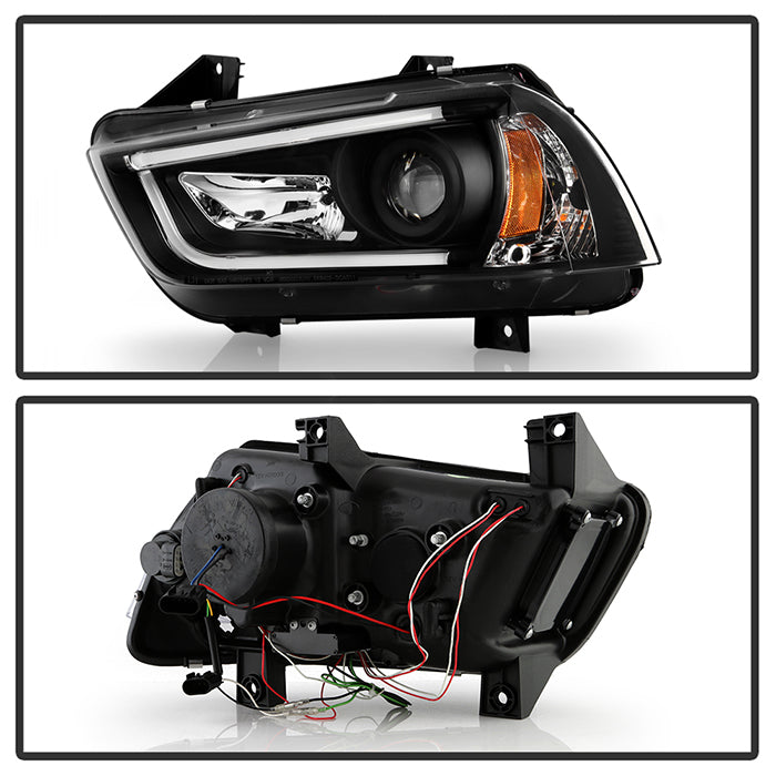 Dodge Headlights, Dodge Charger Headlights, Dodge 11-14 Headlights, Projector Headlights, Black Headlights, Spyder Headlights