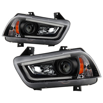 Dodge Headlights, Dodge Charger Headlights, Dodge 11-14 Headlights, Projector Headlights, Black Headlights, Spyder Headlights