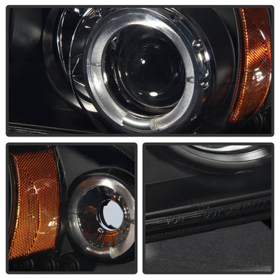 Dodge Headlights, Dodge Dakota Headlights, Dodge 97-04 Headlights, Projector Headlights, Black Headlights, Spyder Headlights