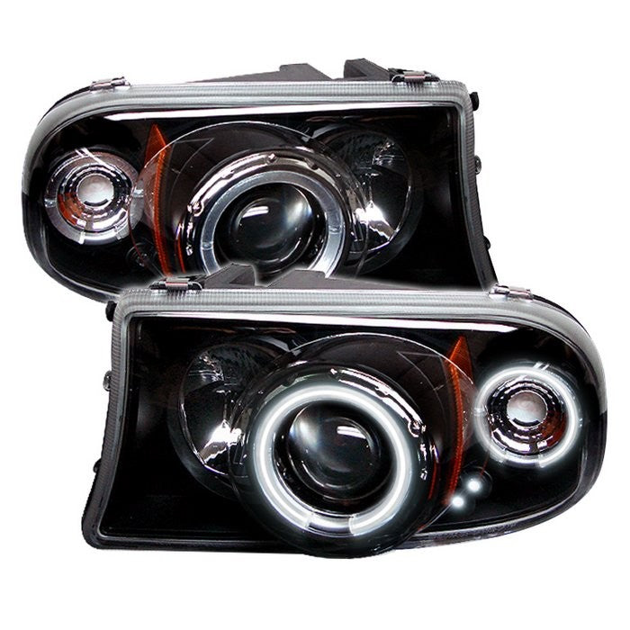 Dodge Projector Headlights, Dodge Dakota Headlights, Dodge Durango Headlights, Dodge 97-04 Headlights, Dodge 98-03 Headlights, Projector Headlights, Black Headlights, Spyder Headlights