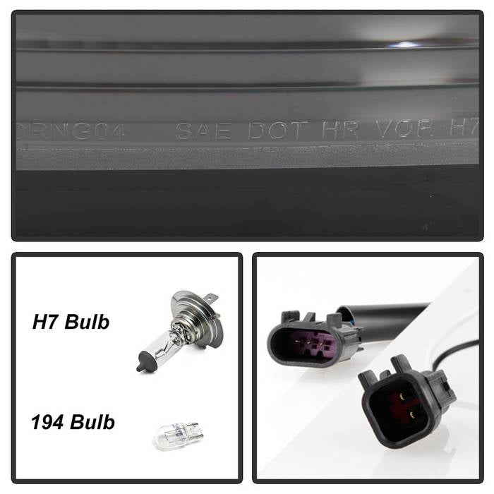 Dodge Projector Headlights, Dodge Durango Headlights, Dodge 2004 - 2006 Headlights, Projector Headlights, Black Headlights, Spyder Headlights