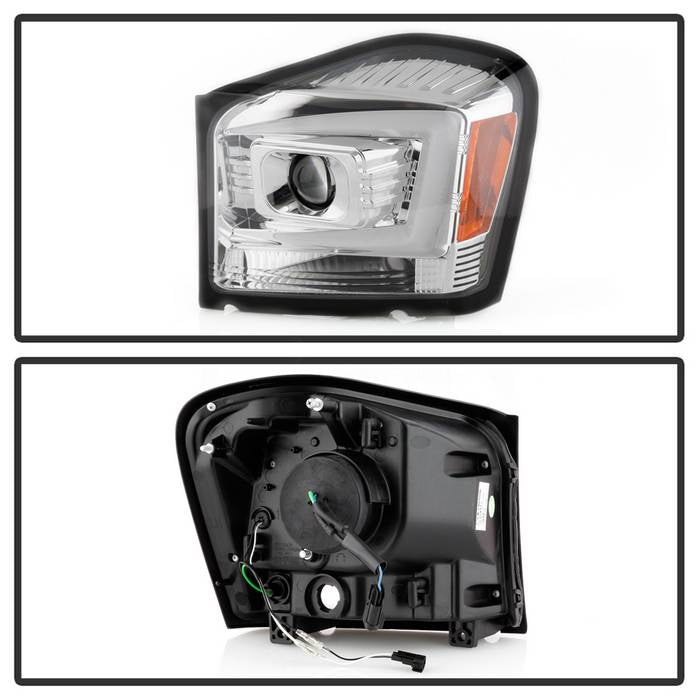 Dodge Projector Headlights, Dodge Durango Headlights, Dodge 2004 - 2006 Headlights, Projector Headlights, Chrome Headlights, Spyder Headlights