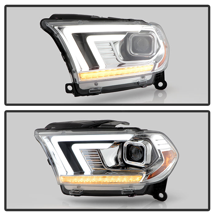 Dodge Projector Headlights, Dodge Durango Headlights, Dodge 2011-2013 Headlights, Projector Headlights, Chrome Headlights, Spyder Headlights