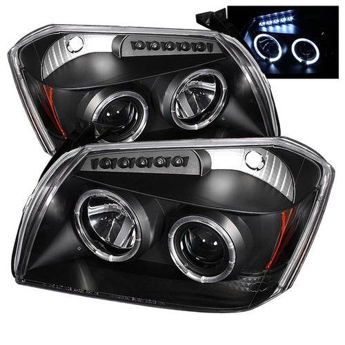 Dodge Projector Headlights, Projector Headlights, Dodge Magnum Headlights, Magnum Headlights, Black Headlights, 05-07 Projector Headlights