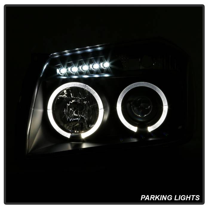 Dodge Projector Headlights, Projector Headlights, Dodge Magnum Headlights, Magnum Headlights, Black Headlights, 05-07 Projector Headlights