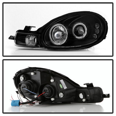 Dodge Projector Headlights, Projector Headlights , Dodge Neon Headlights, 00-02 Projector Headlights, Neon Projector Headlights, Black Projector Headlights