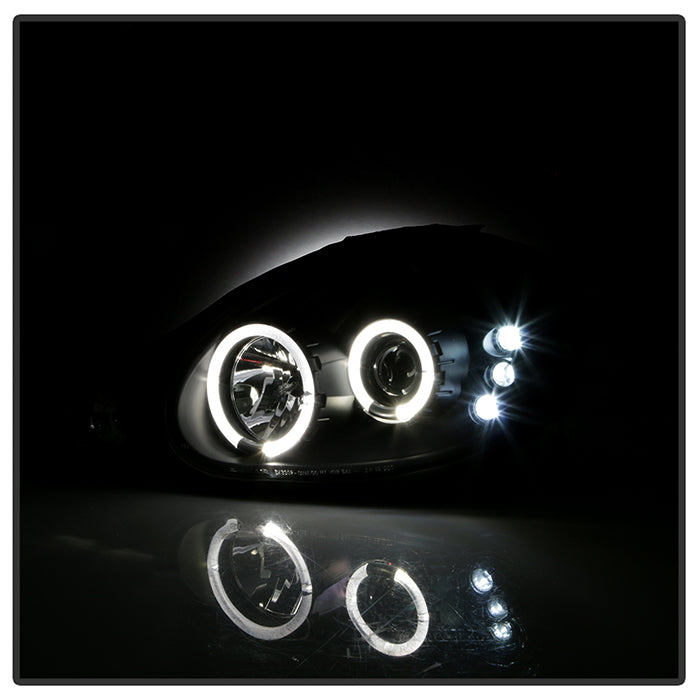 Dodge Projector Headlights, Projector Headlights , Dodge Neon Headlights, 00-02 Projector Headlights, Neon Projector Headlights, Black Projector Headlights