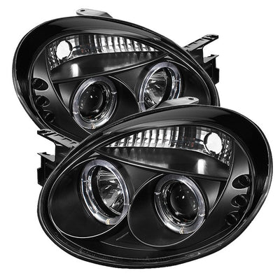 Dodge Projector Headlights, Dodge Neon Headlights, Dodge 03-05 Headlights, Projector Headlights, Black Headlights, Spyder Headlights