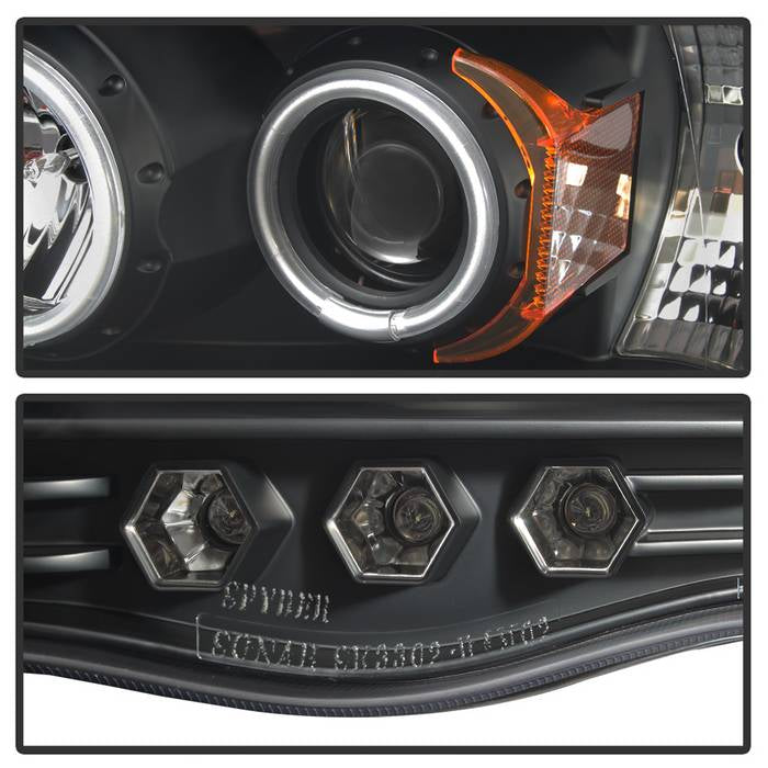 Dodge Projector Headlights, Dodge Ram 1500 Headlights, Dodge 02-05 Headlights, Dodge Ram 2500 Headlights, Dodge Ram 3500 Headlights, Dodge 03-05 Headlights, Projector Headlights, Black Headlights, Spyder Headlights