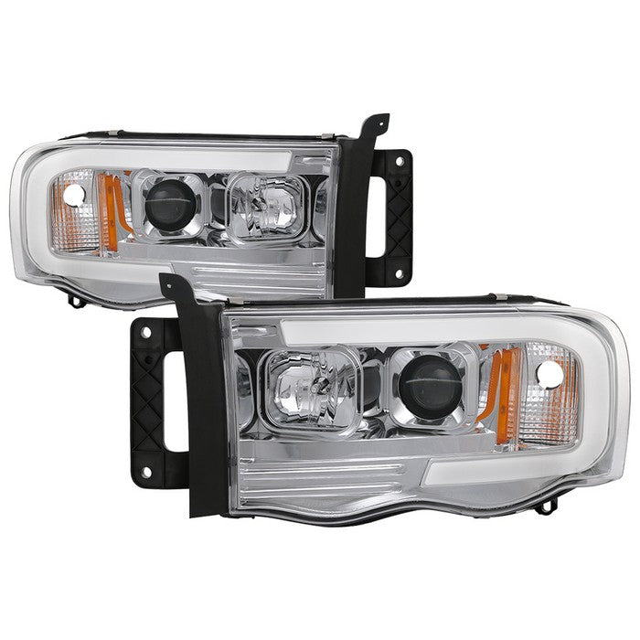 Dodge Projector Headlights, Dodge Ram 1500 Headlights, Dodge 02-05 Headlights, Dodge Ram 2500 Headlights, Dodge Ram 3500 Headlights, Dodge 03-05 Headlights, Projector Headlights, Chrome Headlights, Spyder Headlights