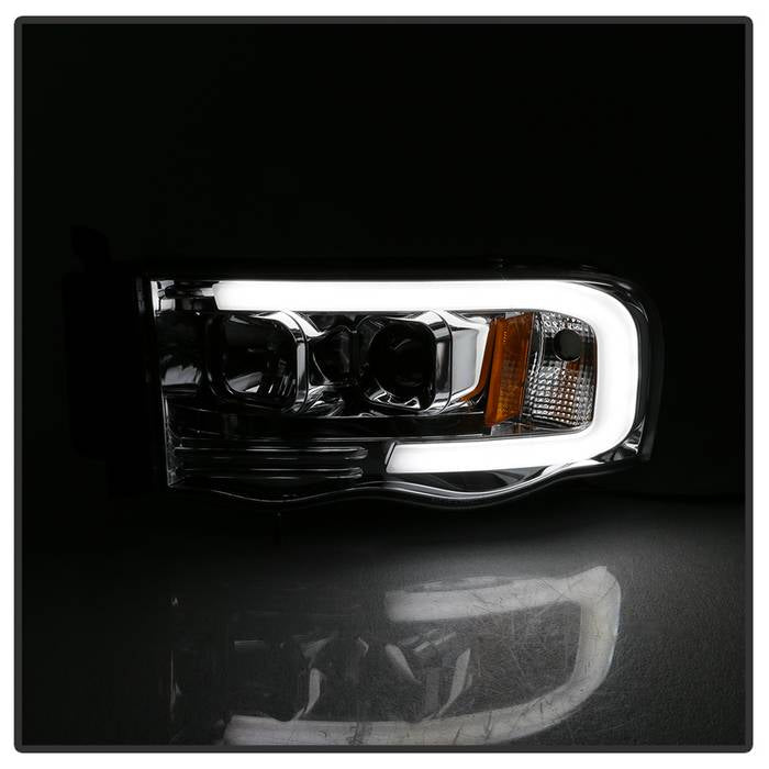 Dodge Projector Headlights, Dodge Ram 1500 Headlights, Dodge 02-05 Headlights, Dodge Ram 2500 Headlights, Dodge Ram 3500 Headlights, Dodge 03-05 Headlights, Projector Headlights, Chrome Headlights, Spyder Headlights