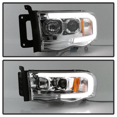 Dodge Projector Headlights, Dodge Ram 1500 Headlights, Dodge 02-05 Headlights, Dodge Ram 2500 Headlights, Dodge Ram 3500 Headlights, Dodge 03-05 Headlights, Projector Headlights, Chrome Headlights, Spyder Headlights