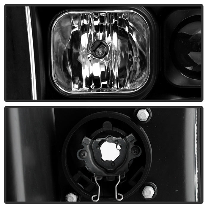 Dodge Equipped Headlights, Dodge Ram 1500 Headlights, Dodge 2002-2005 Headlights, Dodge Ram 2500 Headlights, Dodge Ram 3500 Headlights, Equipped Headlights, Dodge 2003-2005 Headlights, Black Headlights, Spyder Headlights