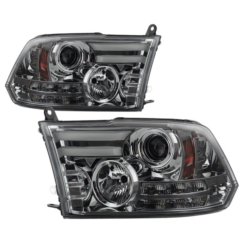 Dodge Ram Projector Headlights, Ram Projector Headlights, Ram 2500 Projector Headlights, Ram 3500 Projector Headlights, 2009-2019 Projector Headlights, Smoke Projector Headlightss, Spyder Projector Headlights, LED Projector Headlights