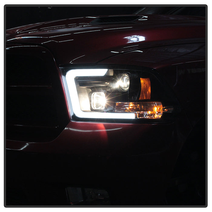 Dodge Ram Projector Headlights, Ram Projector Headlights, Ram 2500 Projector Headlights, Ram 3500 Projector Headlights, 2009-2019 Projector Headlights, Version 2 Projector Headlightss, Spyder Projector Headlights, LED Projector Headlights