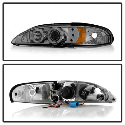 Ford Projector Headlights, Ford Mustang Headlights, Ford 94-98 Headlights, Projector Headlights, Smoke Projector Headlights, Spyder Headlights