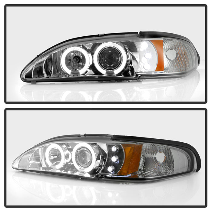 Ford Projector Headlights, Ford Mustang Headlights, Ford 94-98 Headlights, Projector Headlights, Smoke Projector Headlights, Spyder Headlights