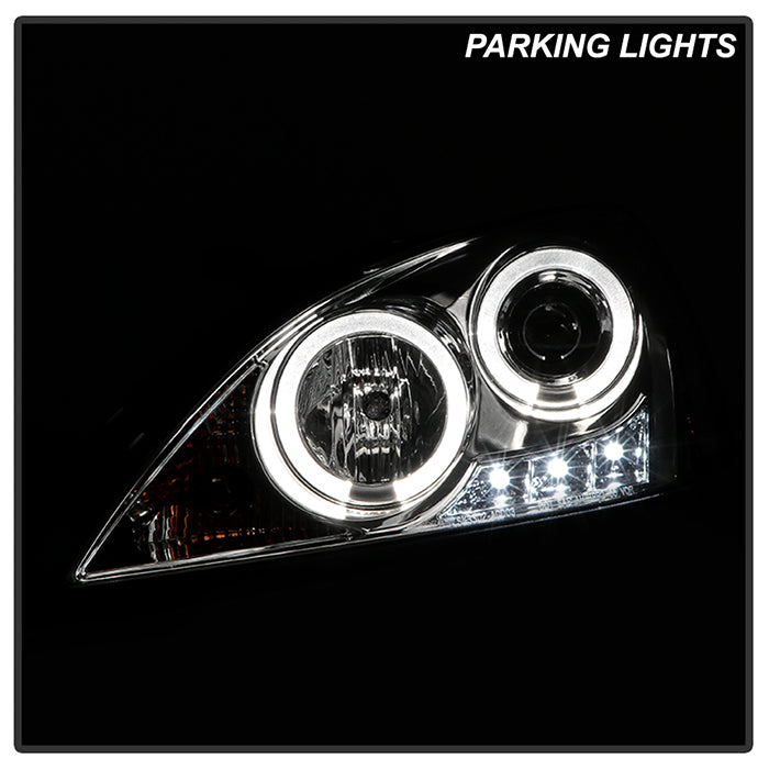 Honda Projector Headlights, Honda Accord Headlights, Accord 03-07 Headlights, Projector Headlights, Chrome Projector Headlights, Headlights, Spyder Headlights