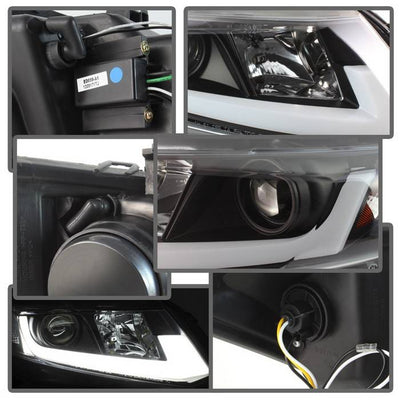 Honda Projector Headlights, Honda Civic Headlights, 2012-2014 Headlights, Projector Headlights, Black Projector Headlights, Spyder Projector Headlights